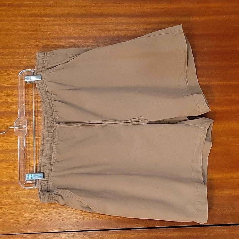 Erika Petite Cotton Shorts PXL Drawstring/Elastic Mushroom